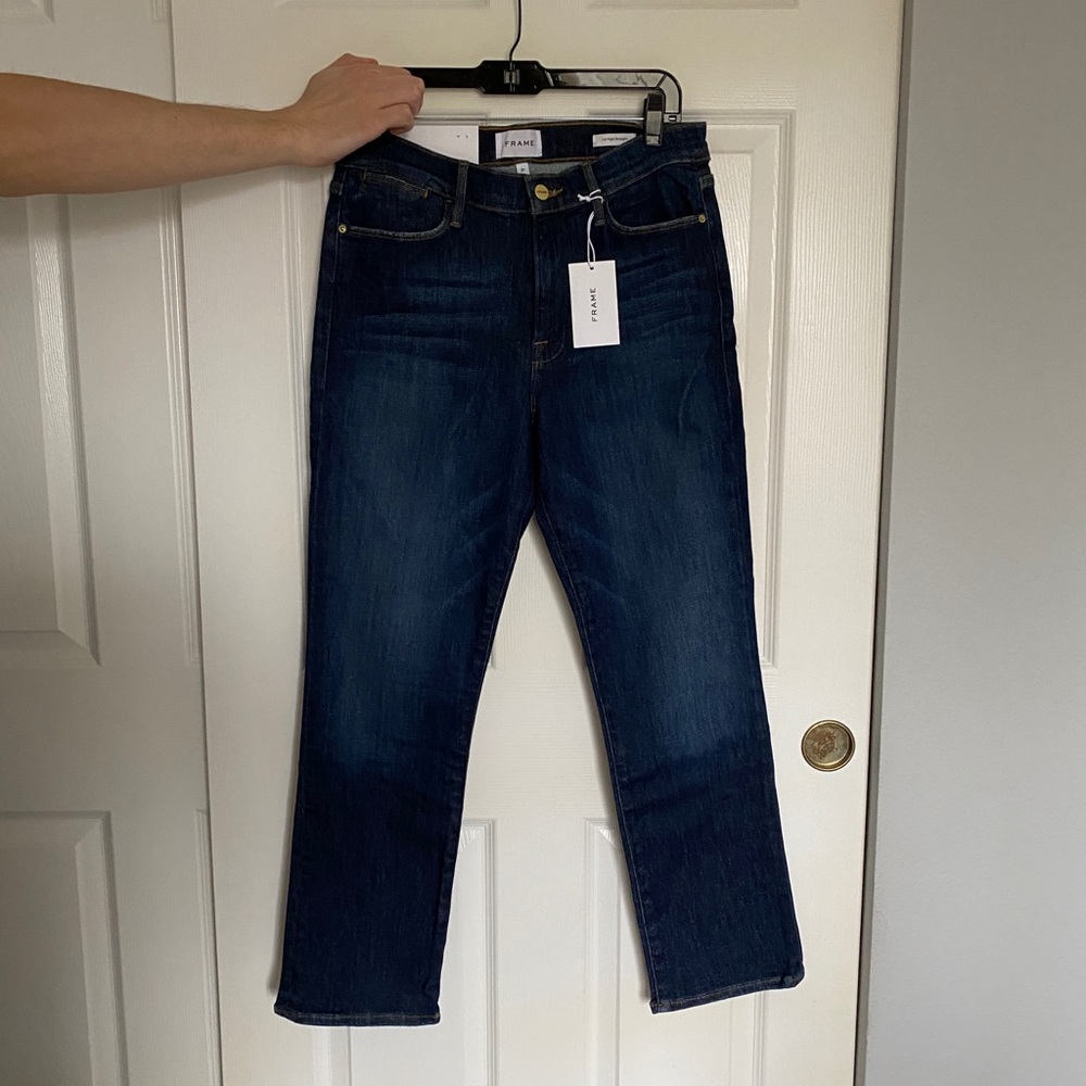NWT Frame Le High Straight 31